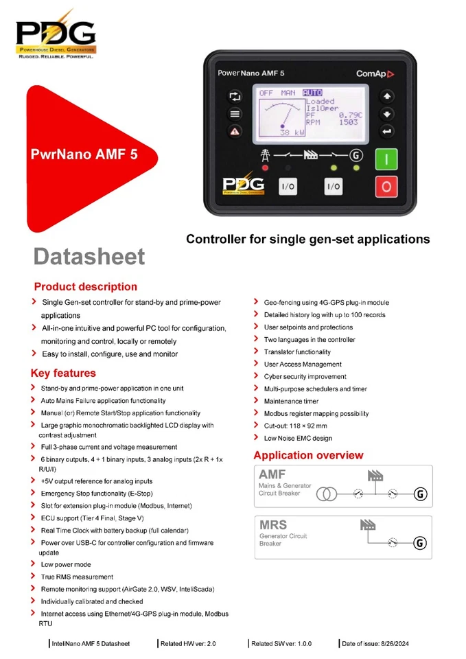 Kubota 30 KW Diesel Generator-Two Wire AutoStart Controller Included-1 Phase - Image 3 of 4