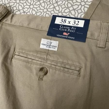 NWT Vineyard Vines Broken In The Club Pant Men’s 38X32  Khaki Pants Classic