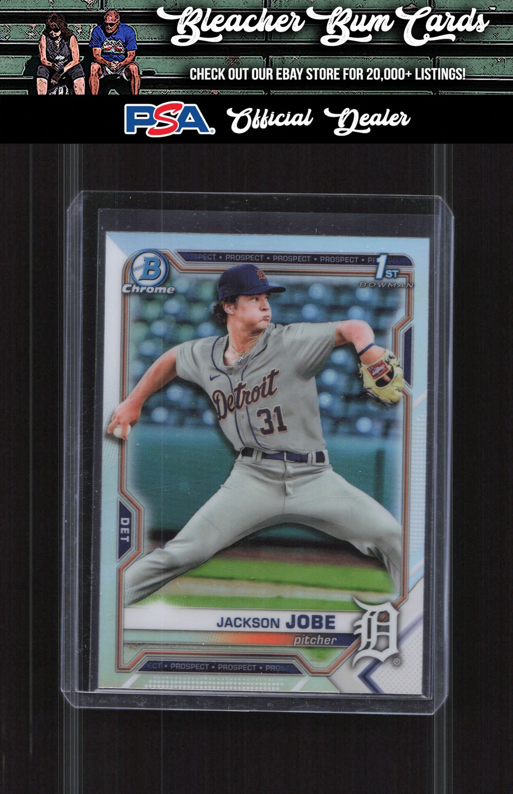 2021 Bowman Draft BDC-69 Jackson Jobe Chrome Refractor