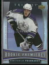2006-07 Upper Deck Trilogy Konstantin Pushkarev RC /999 #116 Los Angeles Kings