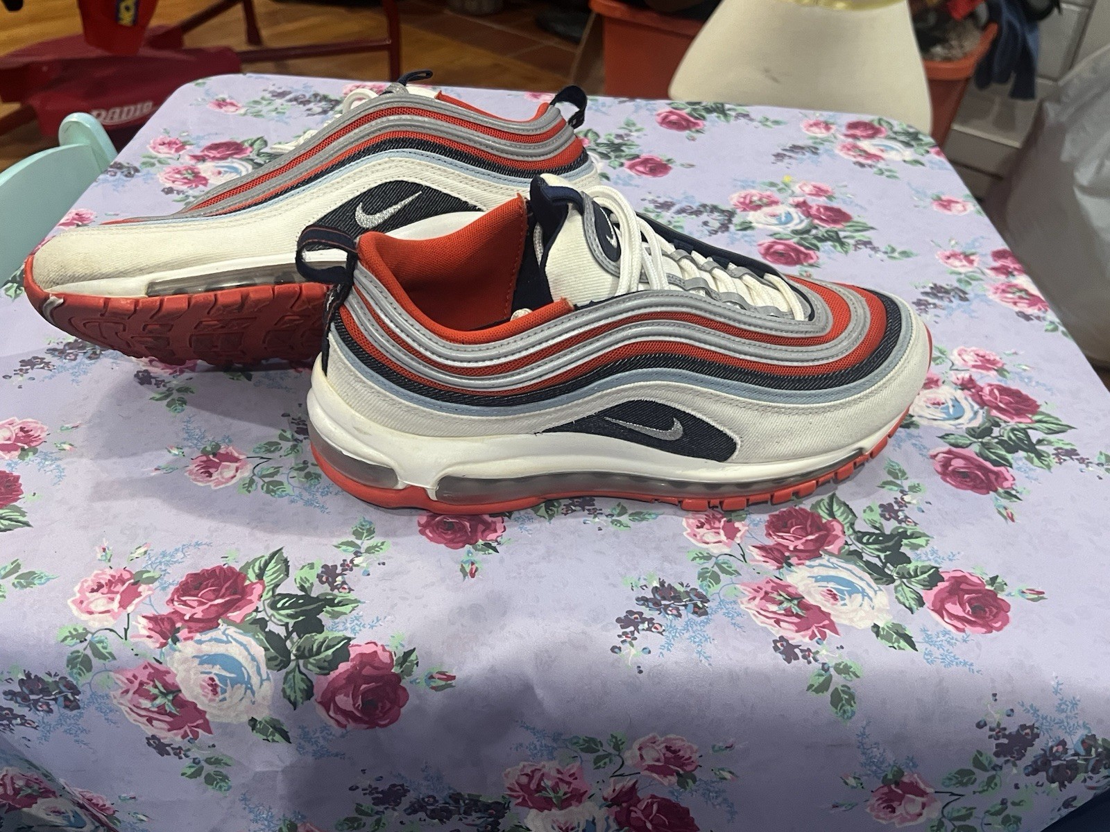 Nike Air Max 97 USA Denim Chile Red, DJ5171 600, Size 9 thumbnail 4