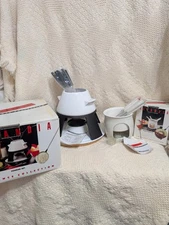 #299 Selandia Fondue Set With Dessert Fondue Set Both NIB