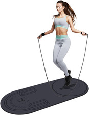 8/20/30Mm Jump Rope Mat Fitness Exercise Mat Durable, Non-Slip, Workout Mats wit