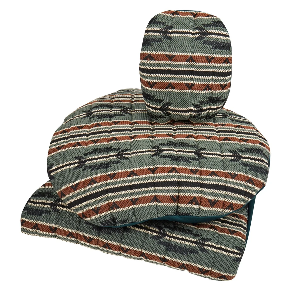 For Chevy Camaro 93-02 Southwest Sierra 1st Row Green Custom Seat Covers Foto 2 de 4