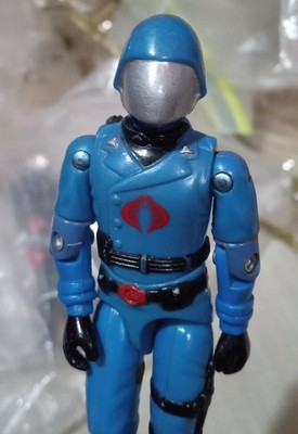 Gi Joe 1983 Vintage Original COBRA COMMANDER STEEL FACE  3.75''LOOSE figure