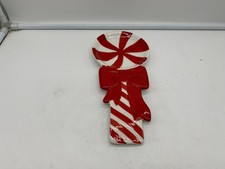 Peppermint Place Ceramic 10n Christmas Bow Spoon Rest BB02B04034
