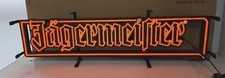 JAGERMEISTER LIQUOR LIGHT UP  NEON SIGN 30” X 9” Open Box