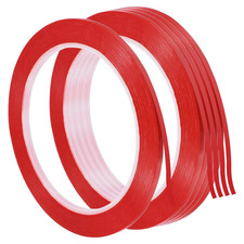 1/8" Whiteboard Tape, 5 Pack Thin Dry Erase Tape for Graphic Chart Marking DIY A