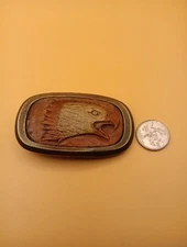 Belt Buckle Eagle The Great American Belt Buckle Company USA 1983 #D825 Vintage 