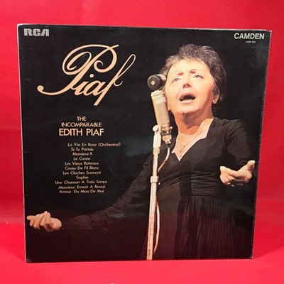 The Incomparable Edith Piaf 1970 UK Vinyl LP La Vie En Rose Best of Monsieur