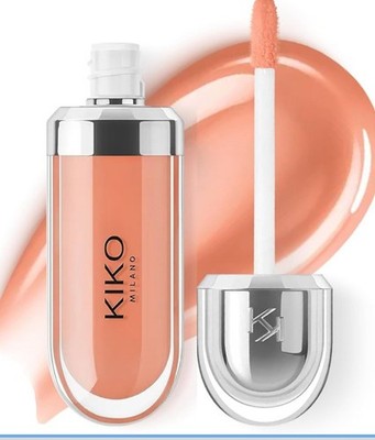 KIKO Milano 3D Hydra Lip Gloss   High Shine, Hydrating, Plumping, 08 Rosewood