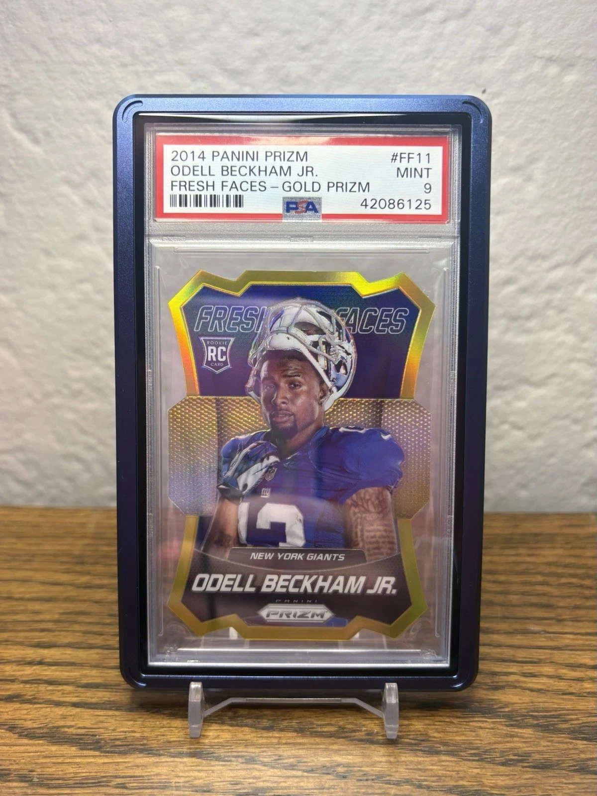 Odell Beckham Jr. Panini Prizm Fresh Faces #FF11 Gold Prizm