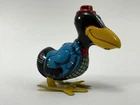 Vintage Louis Marx Co. Japan Wind-Up Tin Toy Dapper Bird Crow Raven Working