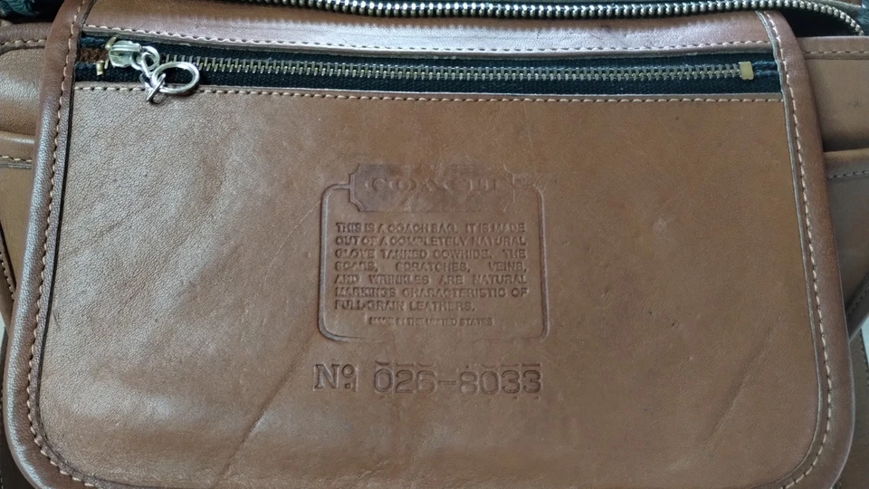 Coach Vtg 1988 Swagger Shoulder Bag British Tan Glove Leather Made In USA Mint - Image 4 of 4