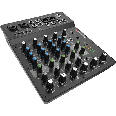 #ad Harbinger LV8 8 Channel Analog Mixer with Bluetooth $95.99