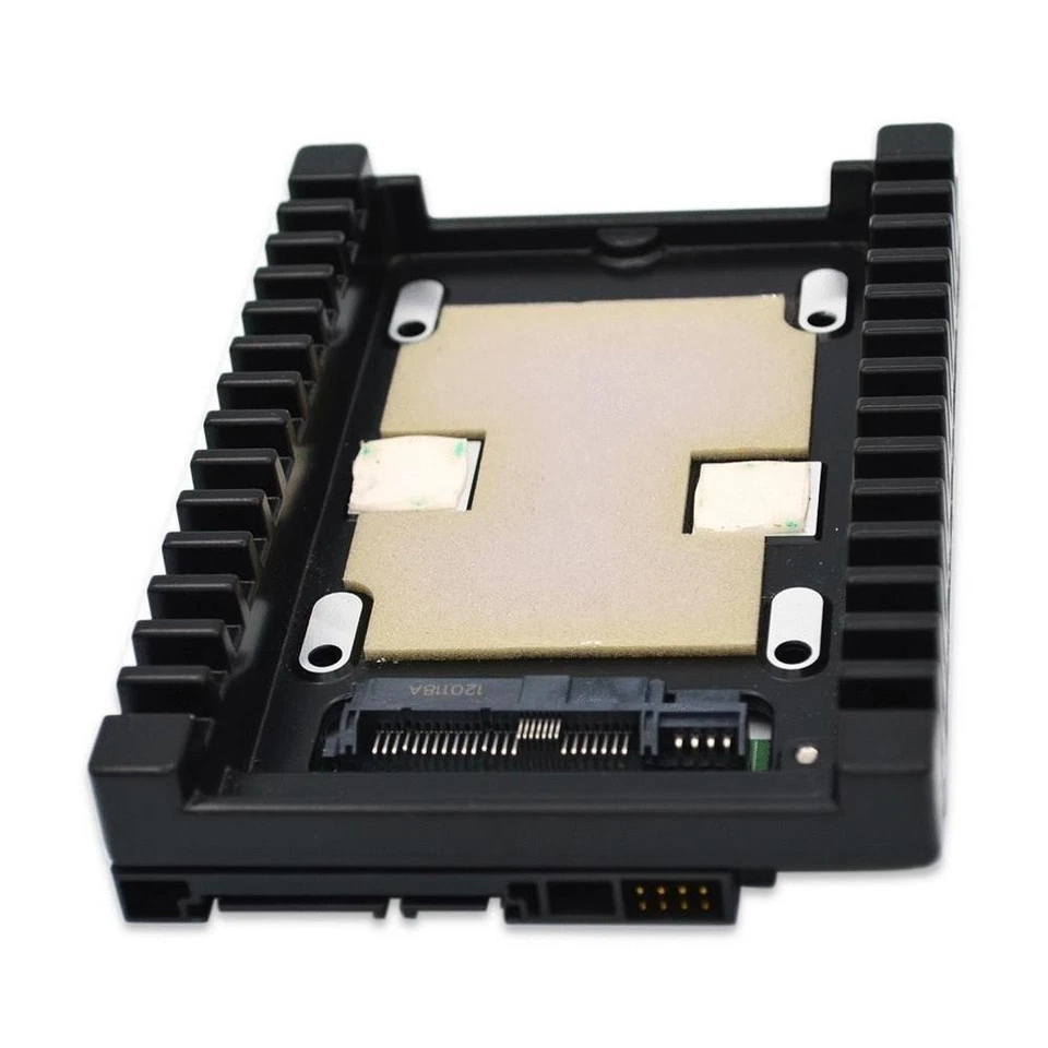 SSD 2.5 to 3.5" Heat sink Cooling SATA IcePack Server Hard Drive Caddy Adapter - Image 4 of 4