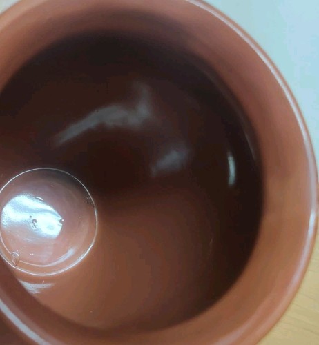 3 Cantaritos de Barro Mexican Clay Cup Cocktail Terracotta 6.75" Height Glazed - Picture 2 of 5