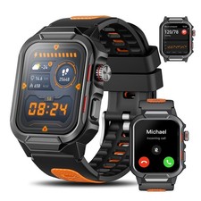Smart Watches for Men Answer/Make Calls , 1.96" Fitness Smart Watch with Heart