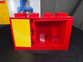 RARE LEGO Display! 2 Piece Brick Shelf Set 12X6  & 6X6 Red NEW IN BOX #4117