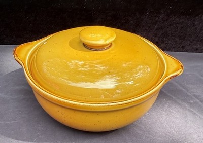 Sabatier Cannes 4385 Mustard Color Dutch Oven 10  Dish Crate & Barrel