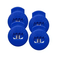 GloveLock 4-Pack Baseball/Softball Glove Lace Locking Clips - Royal