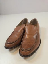 To Boot New York Shoes Mens Size 9.5 Brown Leather Loafers Slip On Made Italy