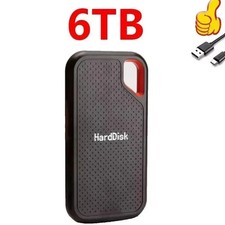 external hard drive 6TB High Speed Capacity Solid State Usb3.2 Laptop Mac And PC