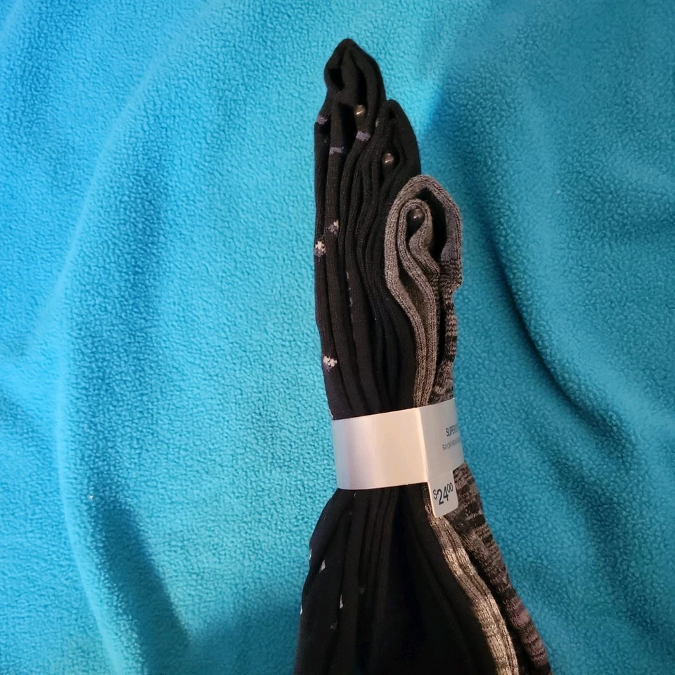 Paquete de 3 calcetines portafolio Perry Ellis para hombre nuevos con etiquetas precio de venta sugerido por el fabricante 64 USD - Juego de 3 Foto 4 de 4