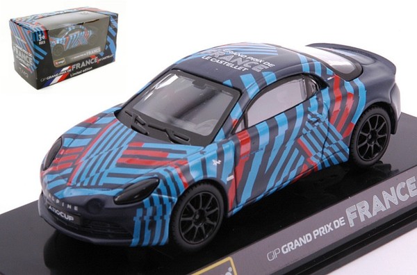 Burago 1/43 Renault Alpine A110 Le Castellet 2022 Statisches Modell Diecast-image