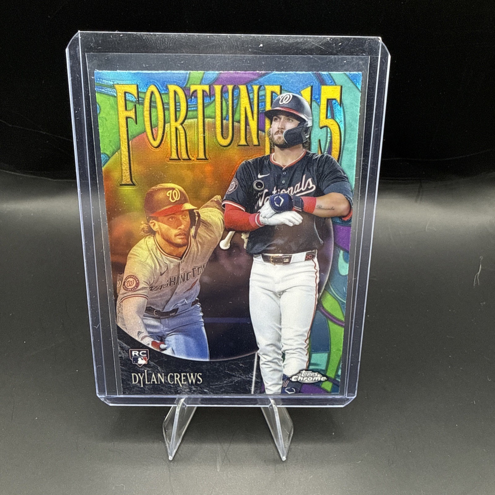 2025 Topps Chrome Dylan Crews #F15-11 RC Fortune 15 Refractor Nationals