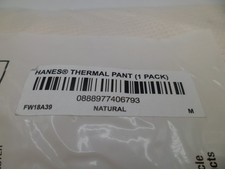 Supreme / Hanes Thermal Pant 1 Pack FW18A39 Natural Size M