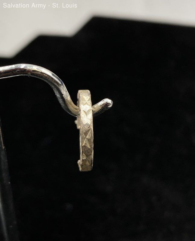 Womens 925 Sterling Silver Stackable Wire Hoop Ea… - image 1