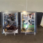 Topps Paul Skenes Pittsburgh Pirates Rookie Bowman Chrome Lot 2 Cards🔥