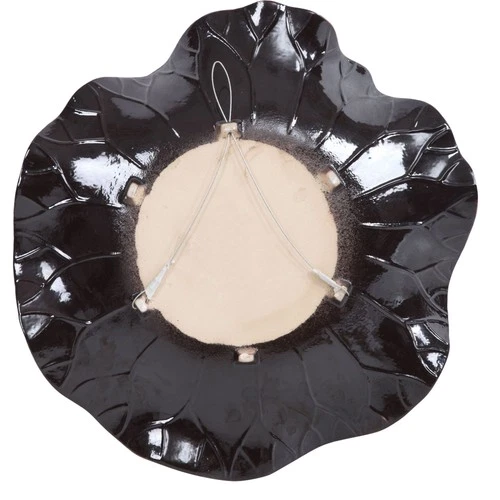 Uttermost 042-ABELLA Abella Ceramic Flower Trio Wall and Table - Forest Green - Picture 2 of 11