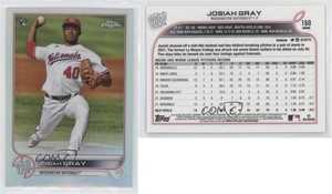 2022 Topps Chrome Refractor Josiah Gray #160 Rookie RC