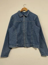 french dressing jeans Zip Jacket Size L Women’s 21.5x23