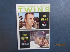 1964 TWINS Rookie Stars -- Tony Oliva / Jay Ward - Topps Baseball Card No. 116