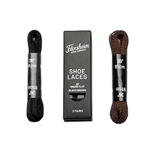 Men's Dress Shoe Lace 36" 2-Pack - Black and Brown Flats