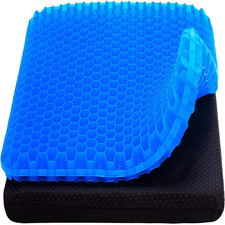 Cuscino Ergonomico Gel Traspirante Anti Decubito Antiscivolo Seduta Prolungata