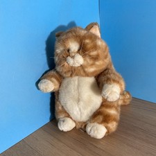 Russ Berrie Prudence The Ginger Cat. Approx 9" Tall. Used Condition