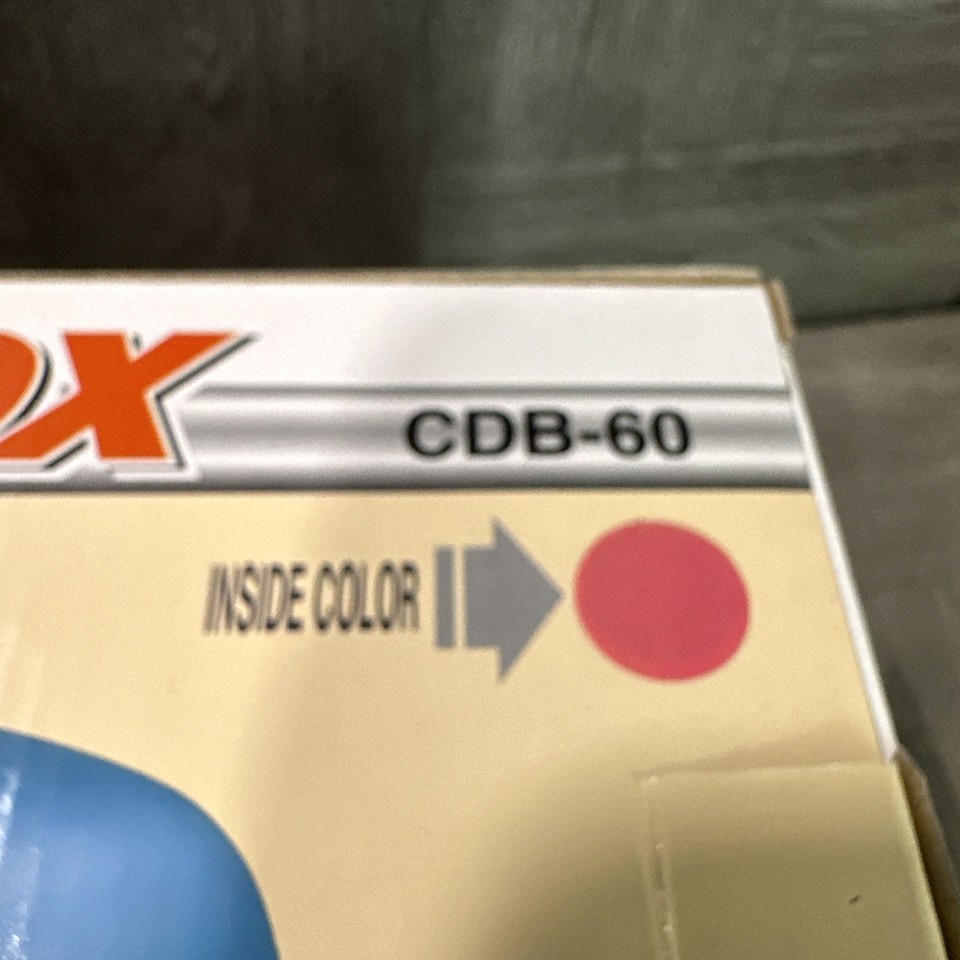 NEW Y2K CD & DVD Storage Box One Touch Sliding Door Holds 60 CD Baby ...