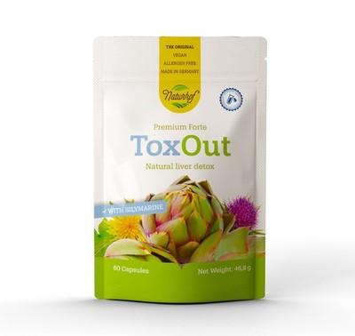 Steiger Naturals ToxOut 60 Kapseln | Leberentgiftung & Unterstützung Kräuterergänzung