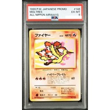 PSA 6 Moltres Promo ANA Airways All Nippon Airways 146 Pokemon Card Japanese