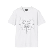 Heart Web - Hand Drawn Design | Edgy Alternative Graphic Tee | Unisex Streetwear