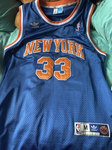 Patrick Ewing #33 NEW YORK KNICKS Blue Adidas NBA Jersey Men’s Size M