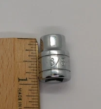 SK 3/8" Drive 6 Point 3/8in. Shallow SAE Socket 45112 Big Letters USA S336