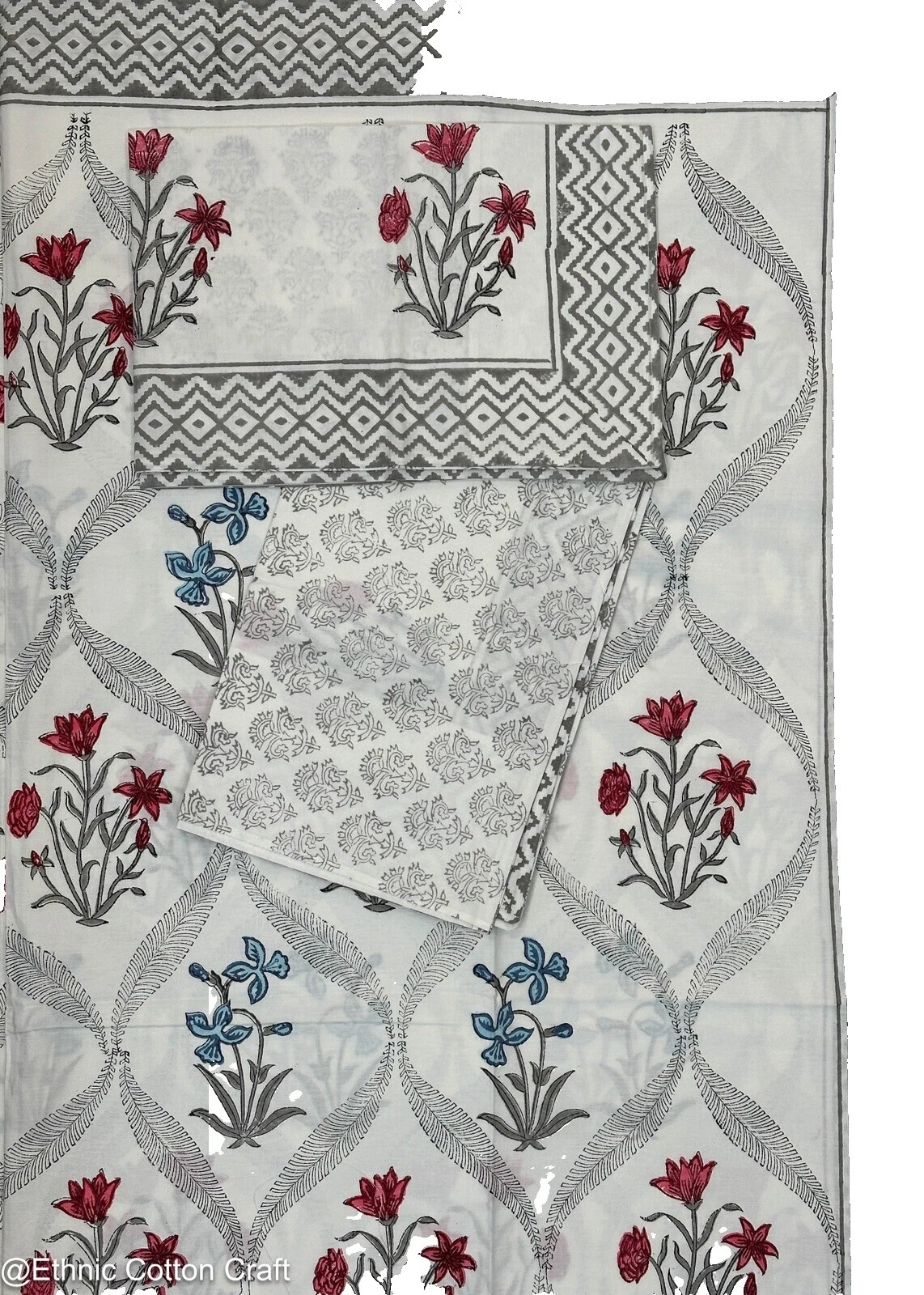 Hoja Plana Handmade King sábanas