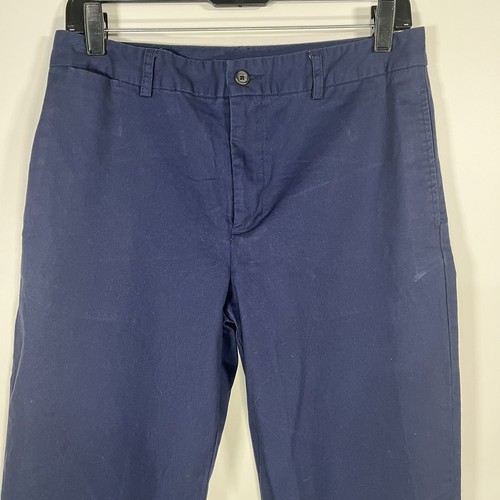 Polo Ralph Lauren Navy Blue Chino Pants W/ Red Pony Boys Size 20 - 28" Waist - Picture 6 of 8