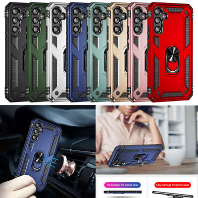 For Samsung A34 A21 A11 A01 A20E A30 A10 M30S Shockproof Case Ring Holder Cover