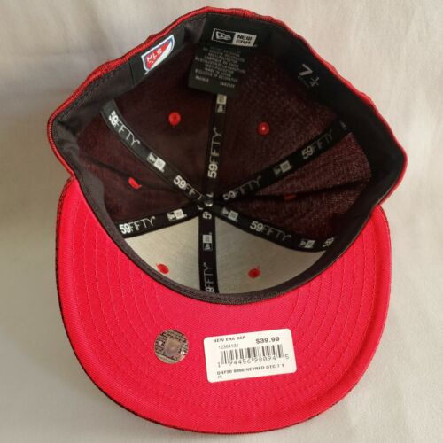 New Era 59fifty New York Red Bulls MLS Soccer Hat Red Men's Size 7-1/4 - Picture 6 of 7